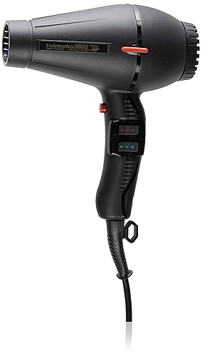 Pibbs Twin Turbo 3800 Ionic & Ceramic, Black