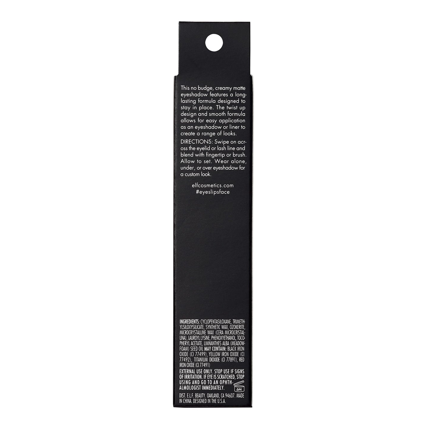 e.l.f. No Budge Matte Shadow Stick, One-Swipe Cream Eyeshadow Stick, Long-Wear & Crease Resistant, Matte Finish, Vegan & Cruelty-Free, Groovy