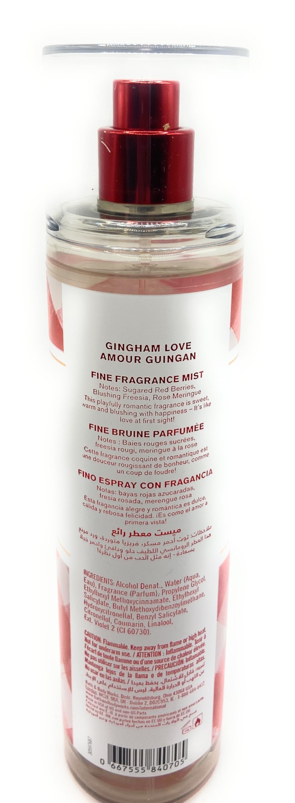 Bath and Body Works Gingham Love Fine Fragrance Mist 8 Fluid Ounce Spray