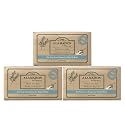 A La Maison Fresh Sea Salt Bar Soap 8.8 oz. | 3 Pack Triple French Milled All Natural Soap | Moisturizing and Hydrating For Men, Women, Face and Body Beauty & Personal Care A LA MAISON