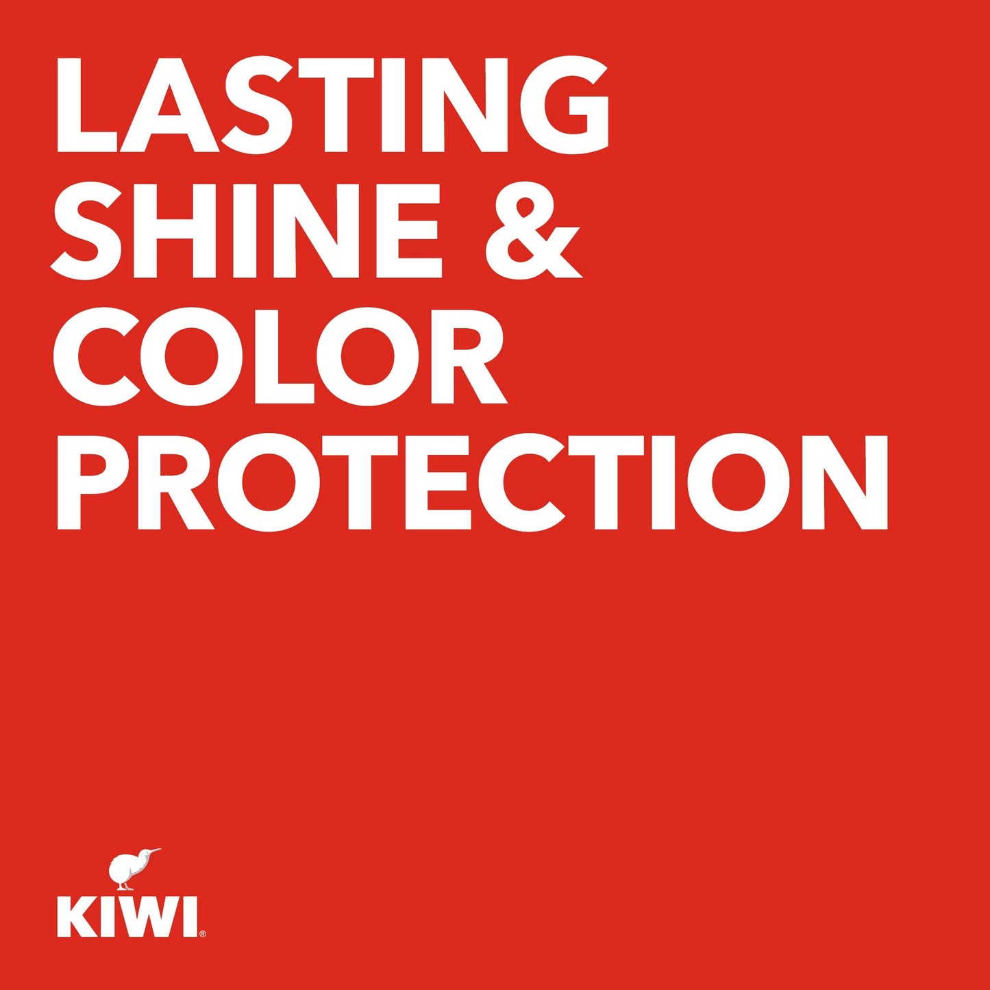 KIWI Instant Shine & Protect, Brown Liquid Shoe Polish, 2.5 oz (1 Bottle with Sponge Applicator)
