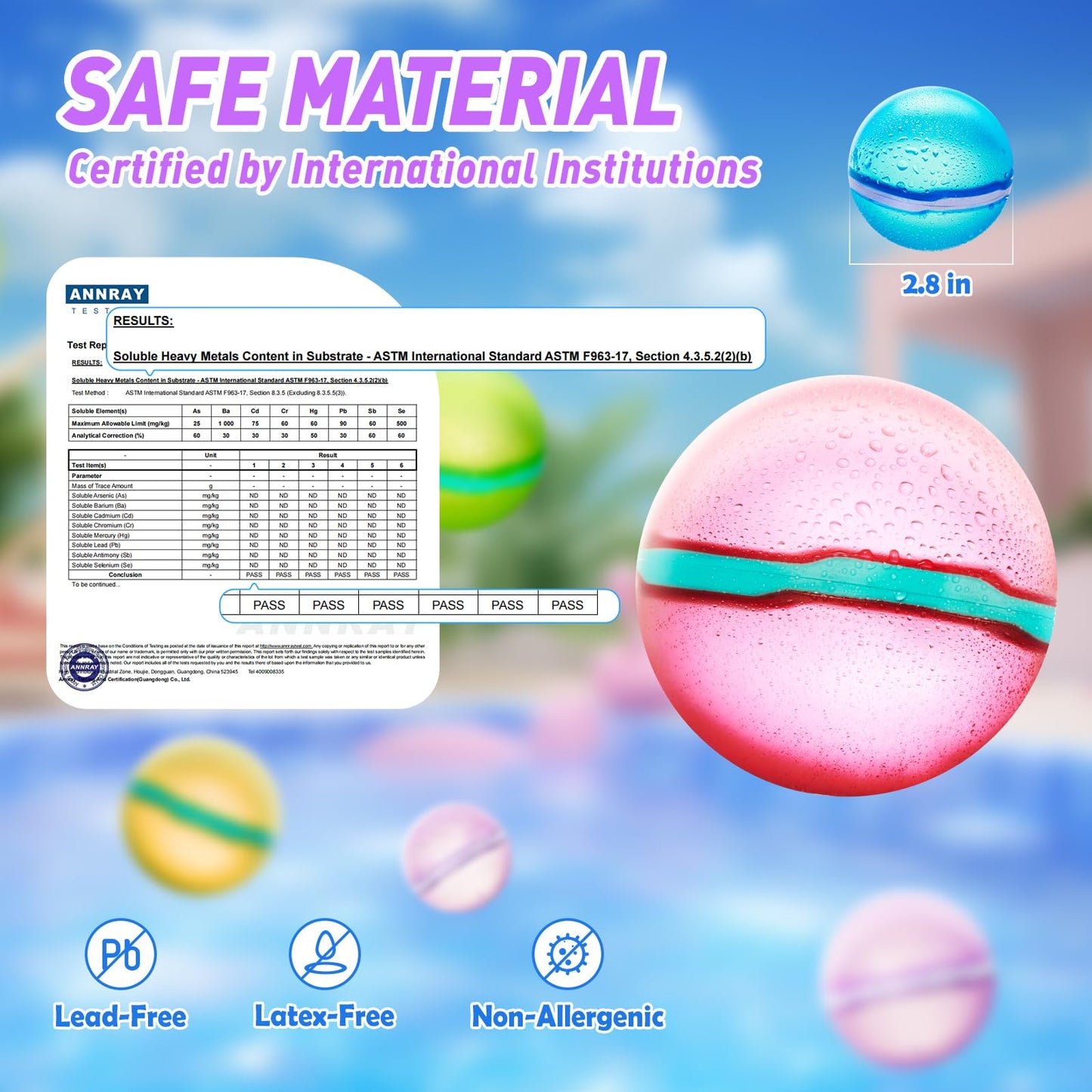 【12 Pack】Magnetic Reusable Water Balloons Fast Refillable for Kids Outdoor Activities, latex-free Kids Pool Beach Bath Toys, Self-Sealing Water Bomb…