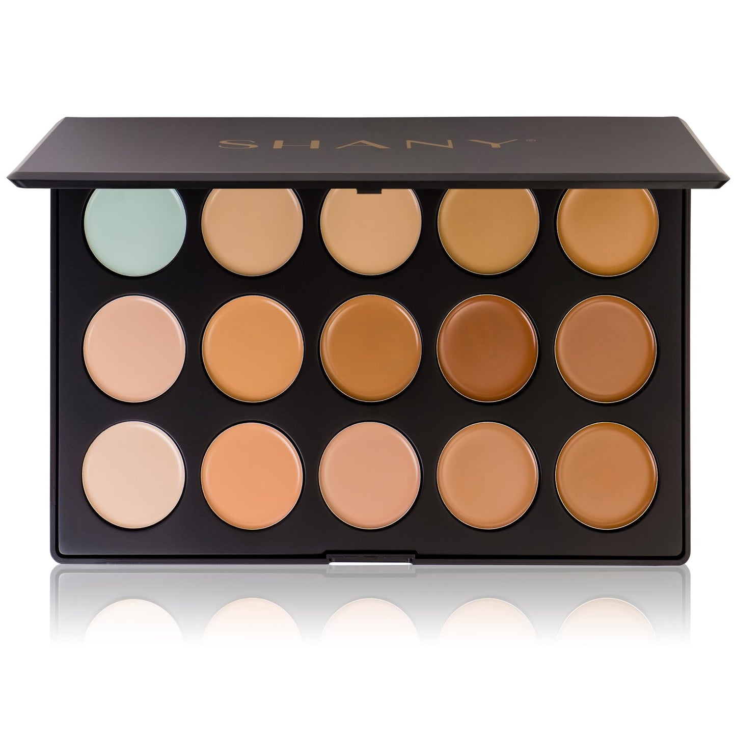 SHANY CONTOUR CAMO Professional Cream Foundation Color Palette,Foundation Primer,Camouflage Concealer Makeup Palette - Contour Camo
