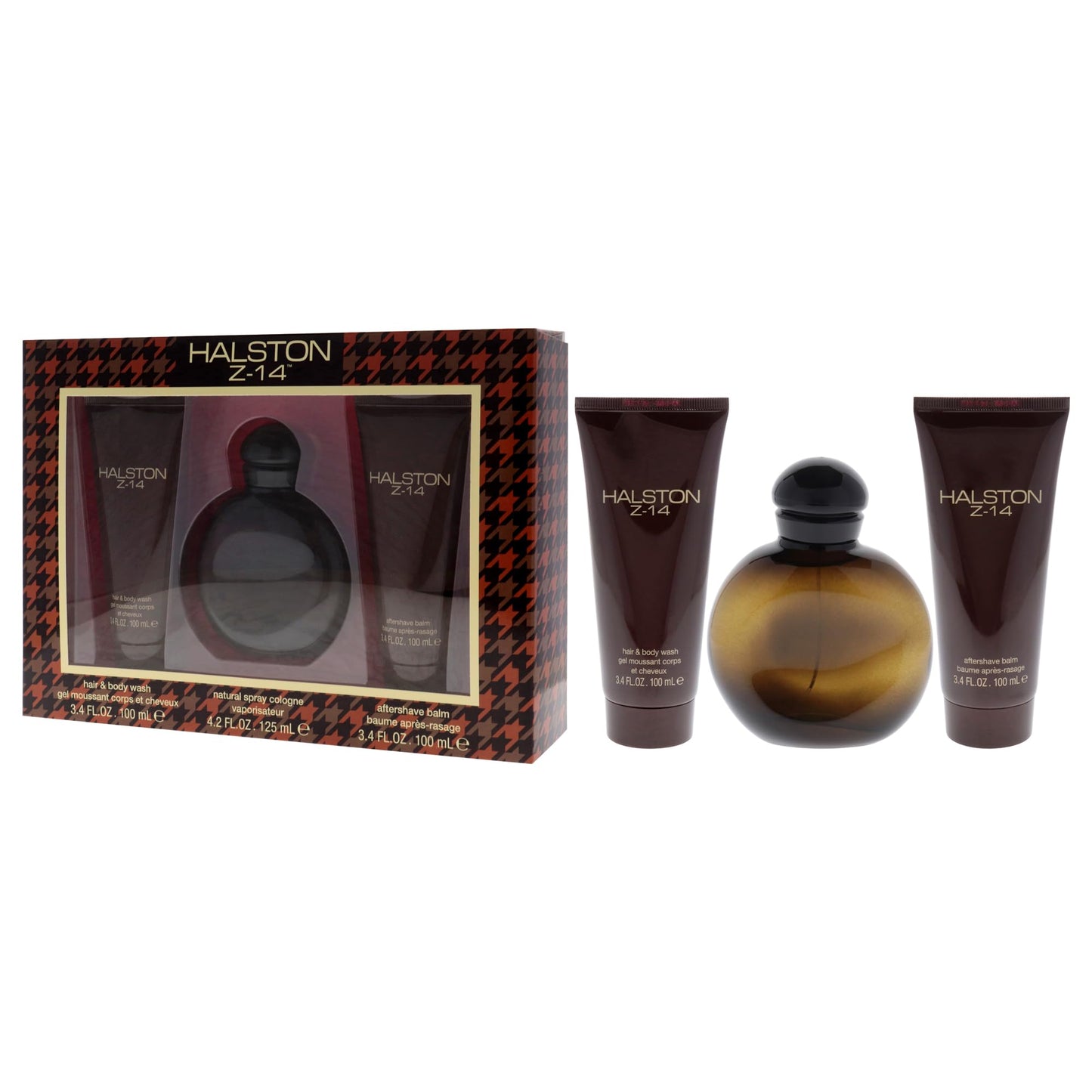 Halston Z-14 by Halston for Men - 2 Pc Gift Set 4.2oz EDC Spray, 3.4oz After Shave Balm, 3.4oz Hair and Body Wash Beauty & Personal Care HALSTON