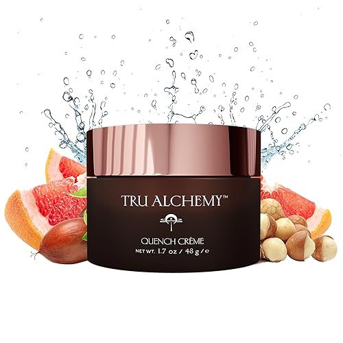 Tru Alchemy Quench Crème Daily Facial Moisturizer | Hyaluronic Acid, Vitamin C, & Bakuchiol (better than Retinol) | Daily Firming Skin Moisturizer
