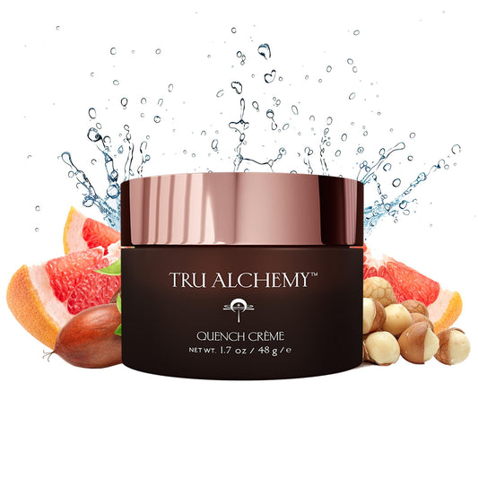 Tru Alchemy Quench Crème Daily Facial Moisturizer | Hyaluronic Acid, Vitamin C, & Bakuchiol (better than Retinol) | Daily Firming Skin Moisturizer