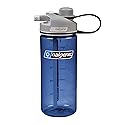 Nalgene Sustain Tritan BPA-Free MultiDrink Water Bottle Made with Material Derived from 50% Plastic Waste (using ISCC certified mass balance), 20 OZ