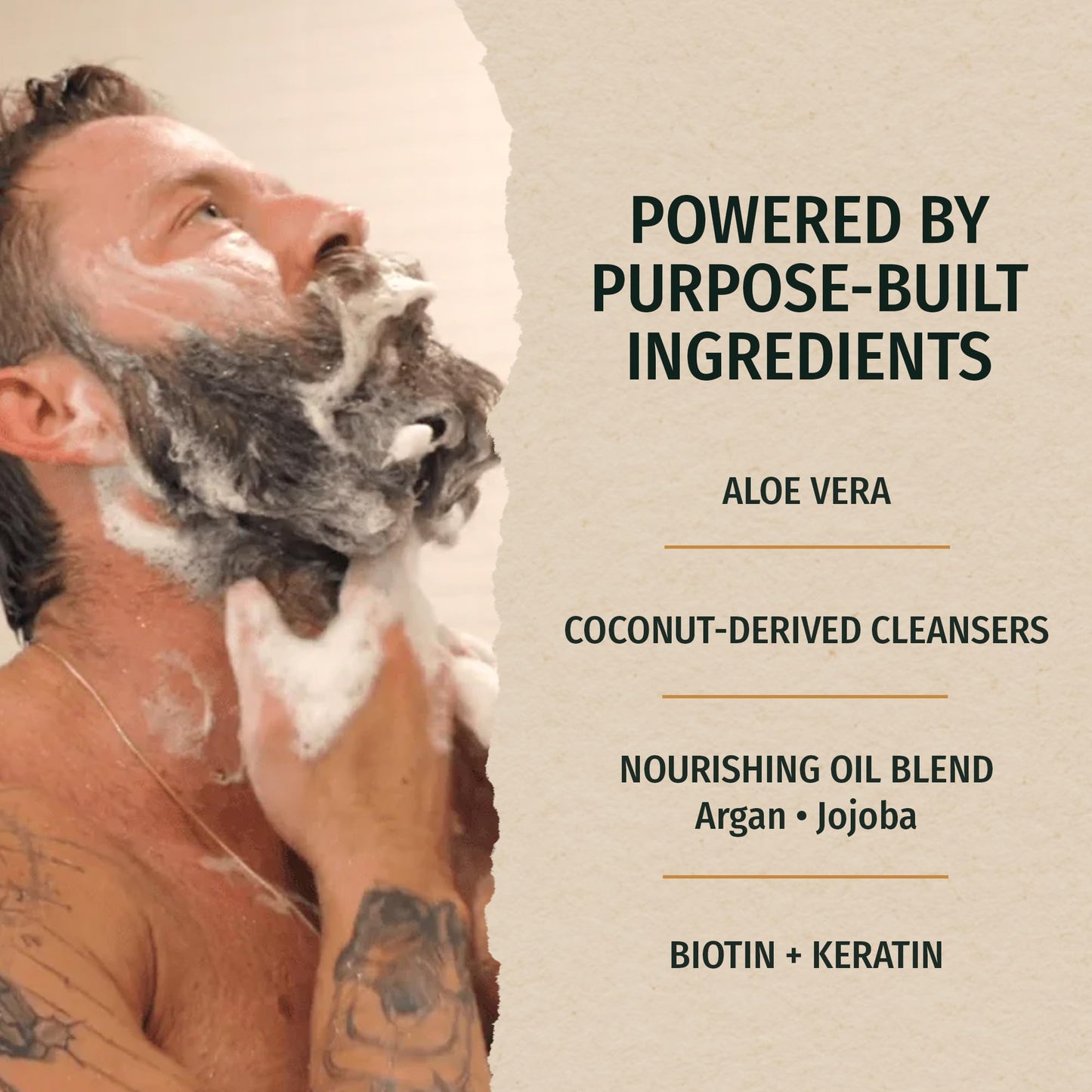LIVE BEARDED® Beard Wash & Conditioner Kit for Men, Executive, 8 oz Beauty and Personal Care Live Bearded