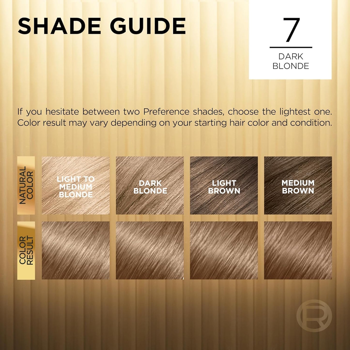 L'Oreal Superior Preference - 7 Dark Blonde (Natural) 1 Each (Pack of 4)
