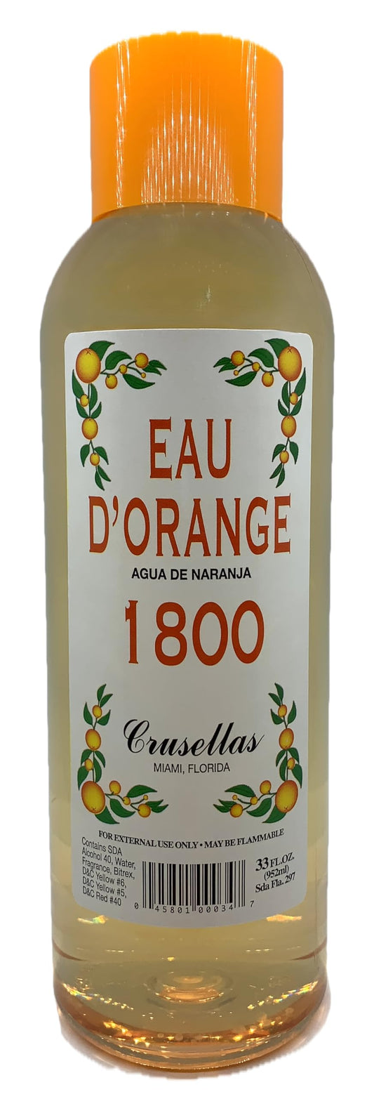 Crusellas Legitima Agua de Kolonia 1800 Orange (Naranja) Splash Cologne (33 Fl. Oz.) Beauty & Personal Care Crusellas