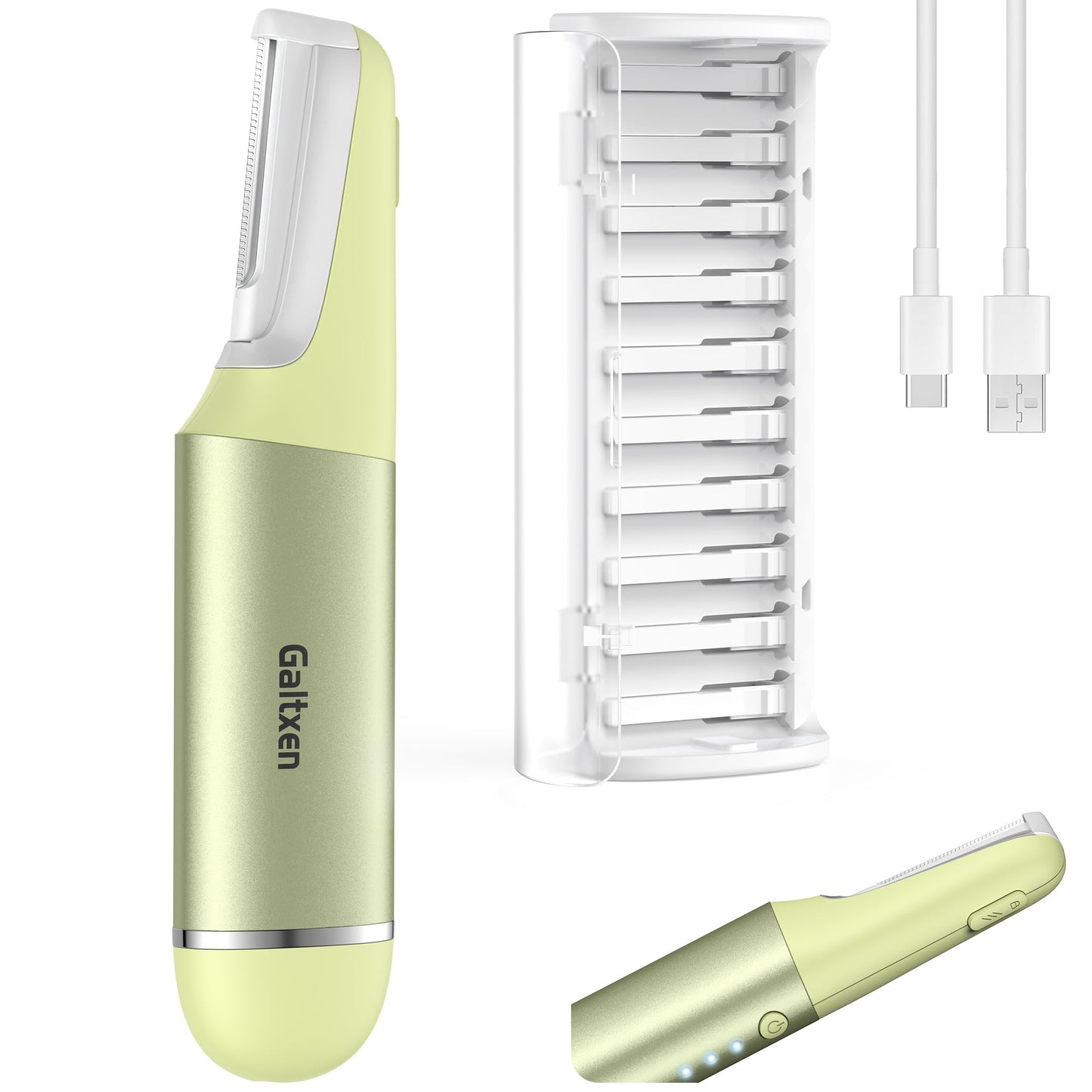 Galtxen Dermaplane Razor for Women Face Facial Hair Removal for Women,Green Beauty and Personal Care Galtxen