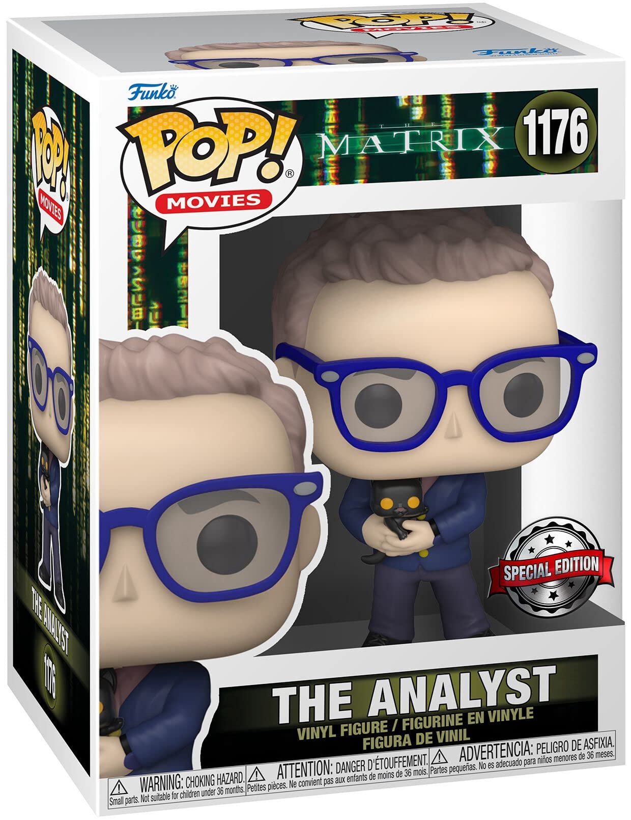 Funko The Matrix Resurrections The Analyst Pop Vinyl Figure, 9.5cm Tall