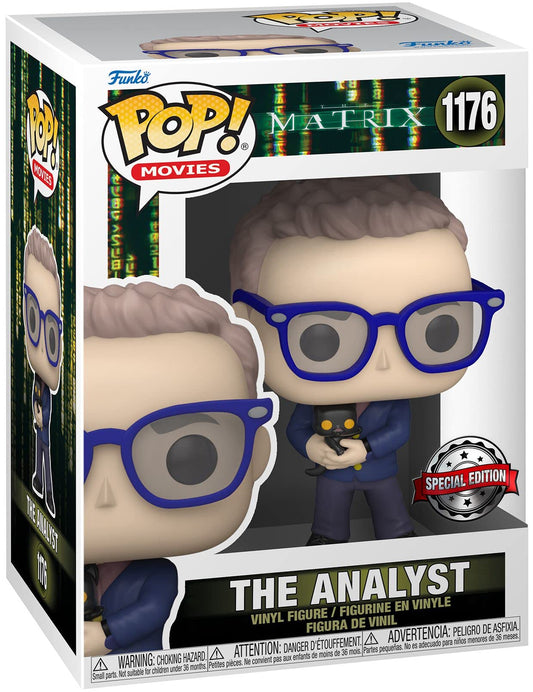 Funko The Matrix Resurrections The Analyst Pop Vinyl Figure, 9.5cm Tall