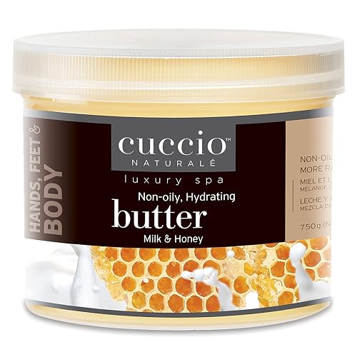 Cuccio Naturale Milk and Honey Butter Blend - Ultra Moisturizing Cream for Hands, Feet, and Body - 26 Ounces