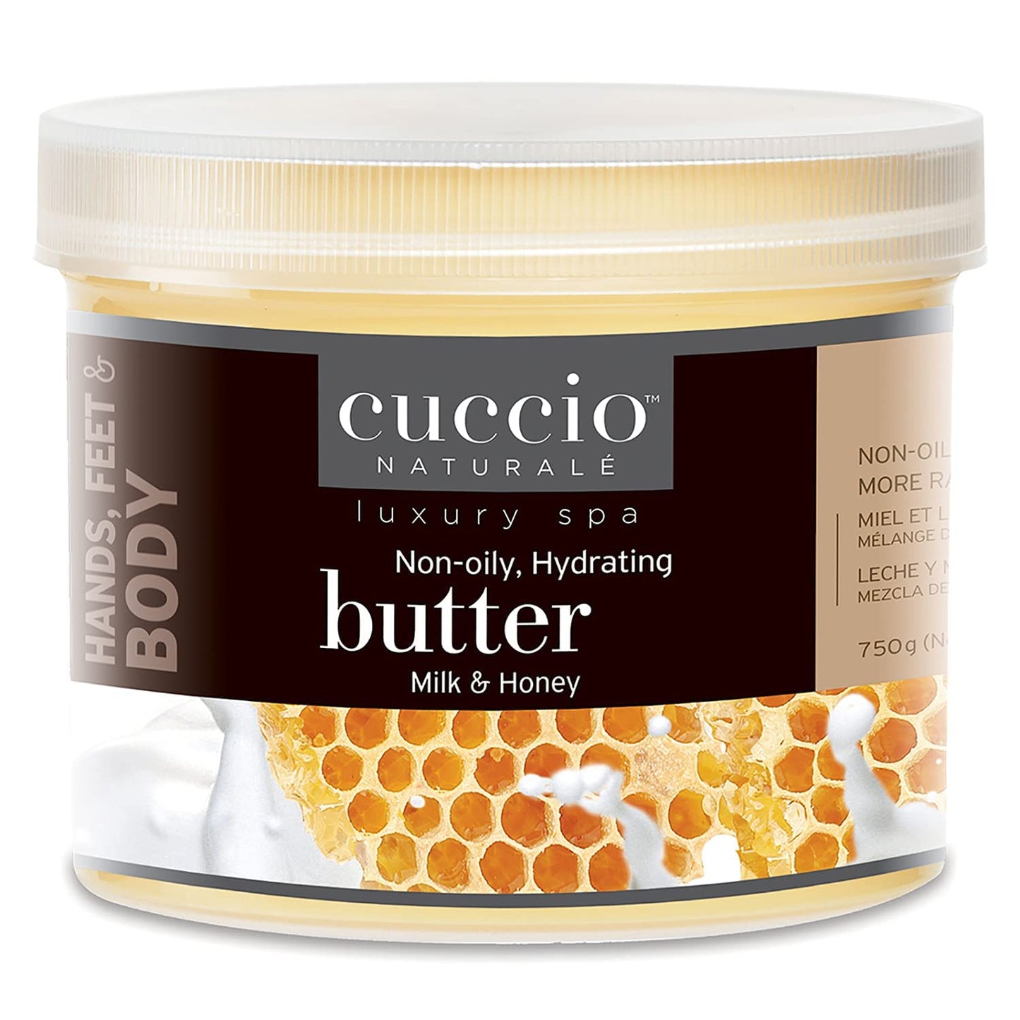 Cuccio Naturale Milk and Honey Butter Blend - Ultra Moisturizing Cream for Hands, Feet, and Body - 26 Ounces