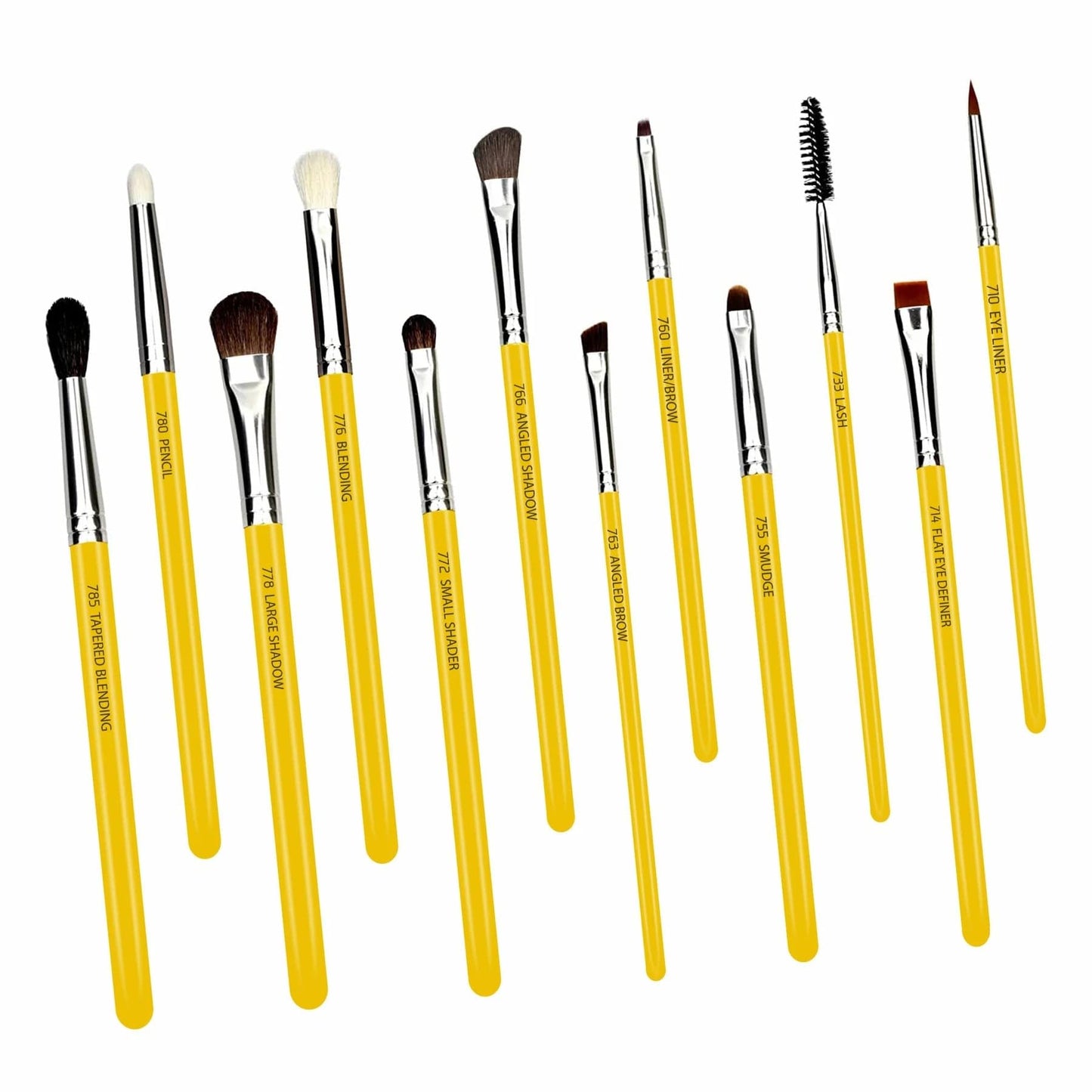 Bdellium Tools Professional Makeup Brush Studio - Eyes 12pc. Brush Set with Roll-Up Pouch