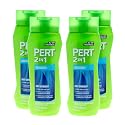 PERT Anti-Dandruff 2 in 1 Shampoo and Conditioner - Advanced with 2 Percent Salicylic Acid - Dandruff Shampoo with Zinc - 4 pc