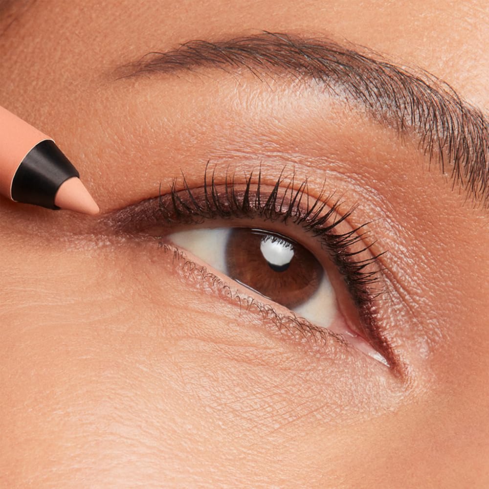 Estée Lauder Smoke and Brighten Long-Lasting Waterproof Kajal Eyeliner Pencil Duo, 0.03 Ounce, Bordeaux/Ivory