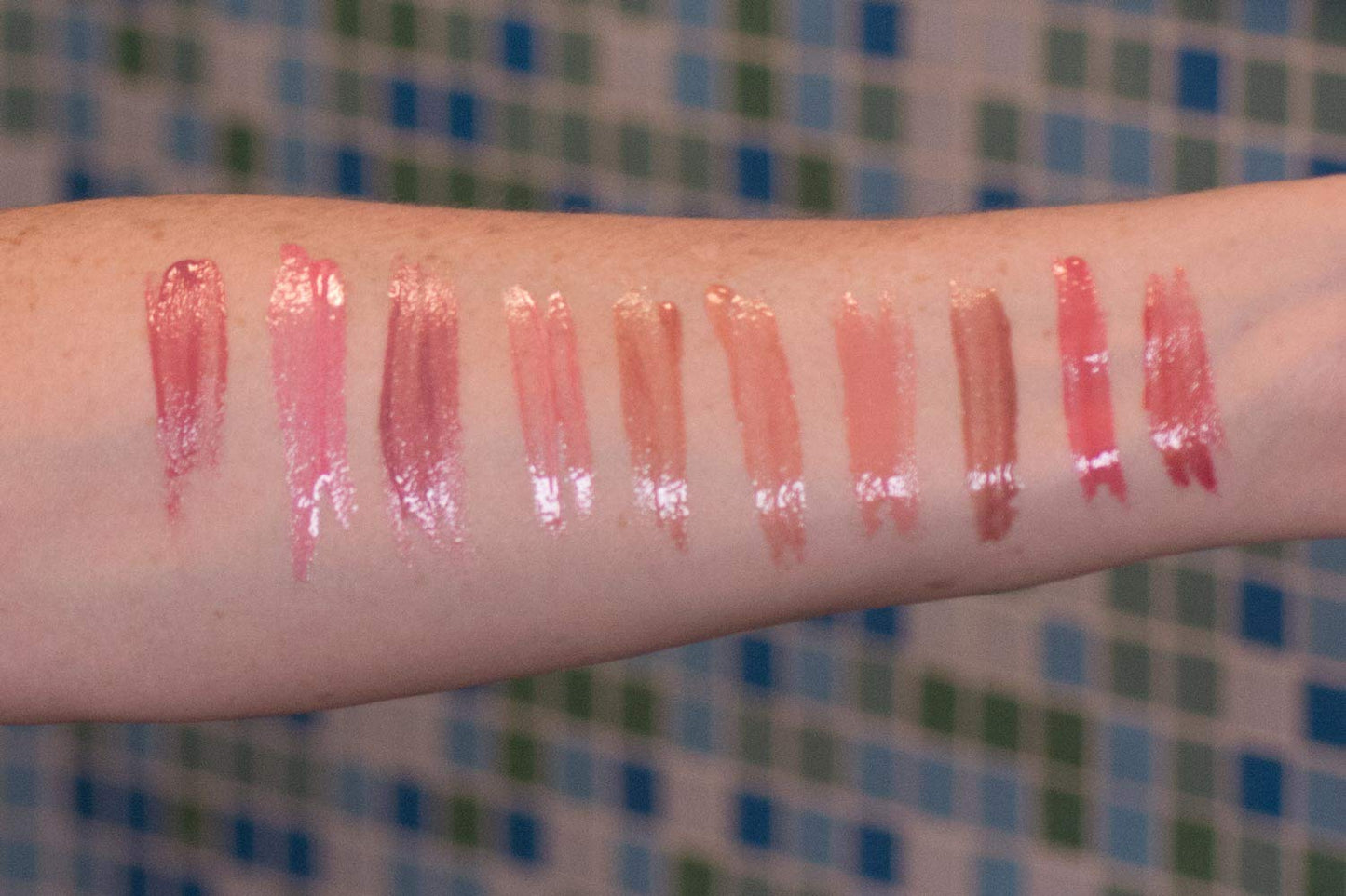 Mommy Makeup Line Smoothing Lip Gloss with Brown Algae & Golden Seaweed - Glossy, Moisturizing, High Shine, Paraben Free Lipgloss in Model Mauve (A