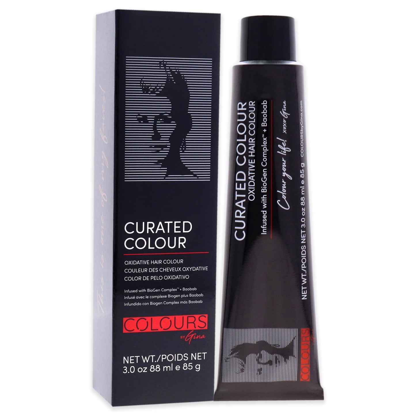 Colours By Gina Curated Colour - 5.77-5W Light Warm Brown by Colours By Gina for Unisex - 3 oz Hair Color