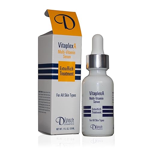Dinur Cosmetics Vitaplex A Multi-Vitamin Serum Extra Rich Treatment for All Skin Types 1 fl. oz./ 30 ml.