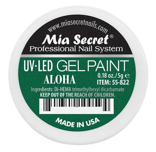 Mia Secret Professional Nail System UV/LED Gel Paint - 5 grams (Aloha) Beauty & Personal Care Mia Secret