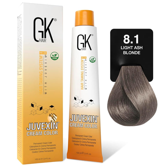 GK HAIR Global Keratin Professional Hair Color Cream Tube (3.4 Fl Oz/100ml) Nourishing & Cleansing Colors for Styling High Performance Long Lasting Beauty & Personal Care GK HAIR