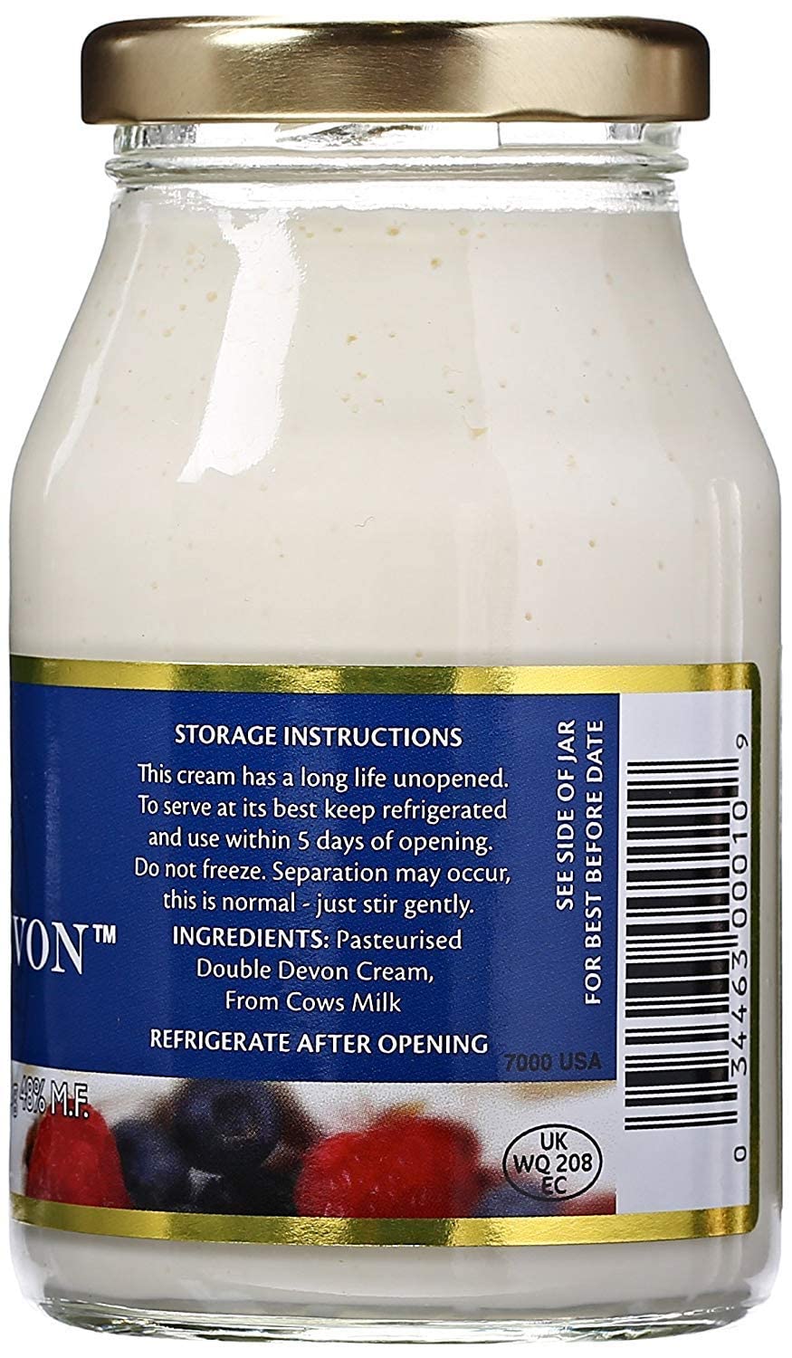 The Devon Cream Company Double Cream, 6 Oz (Pack of 2)