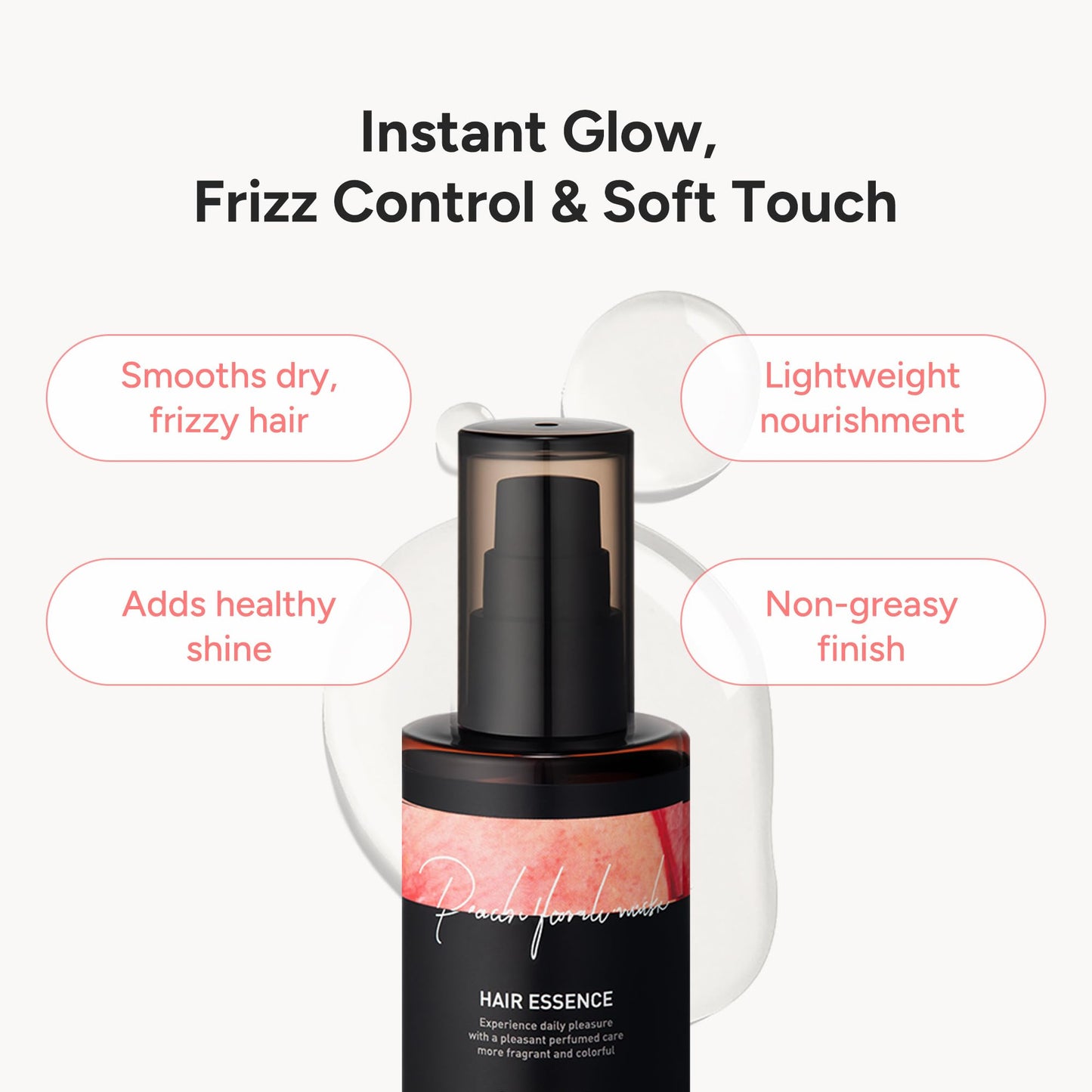 BANANAL 2-in-1 Hair Serum & Perfume Oil - Korean Hair Care, Moroccan Argan Oil & 12 Amino Acids for Dry Damaged Hair, Anti-Frizz Glass Hair Shine Beauty and Personal Care BANANAL