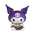 Jazwares Hello Kitty and Friends, 12-Inch Kuromi Neon Plush - Officially Licensed Sanrio Product from Ages 6+