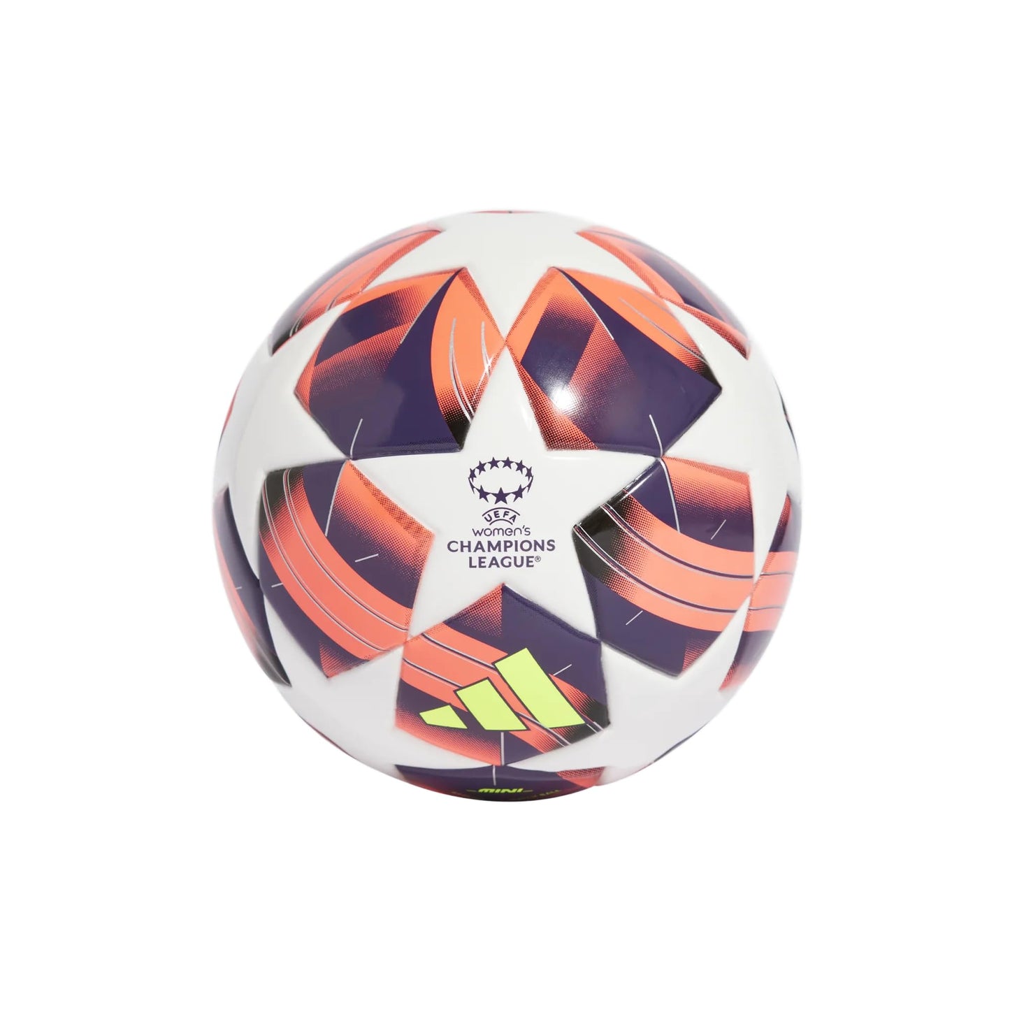 Adidas Unisex-Adult WUCL Mini Soccer Ball, White/Aurora Black/Turbo/Silver Metallic, 1
