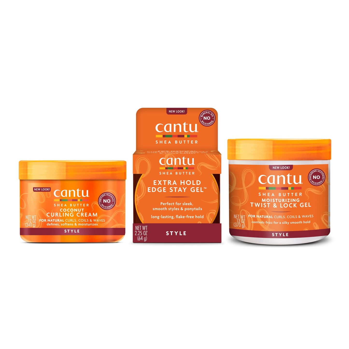 Cantu Coconut Twist Bundle, 3 Count
