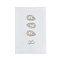 Mud Pie No Oyster Embroidery Towel; 21" x 14"