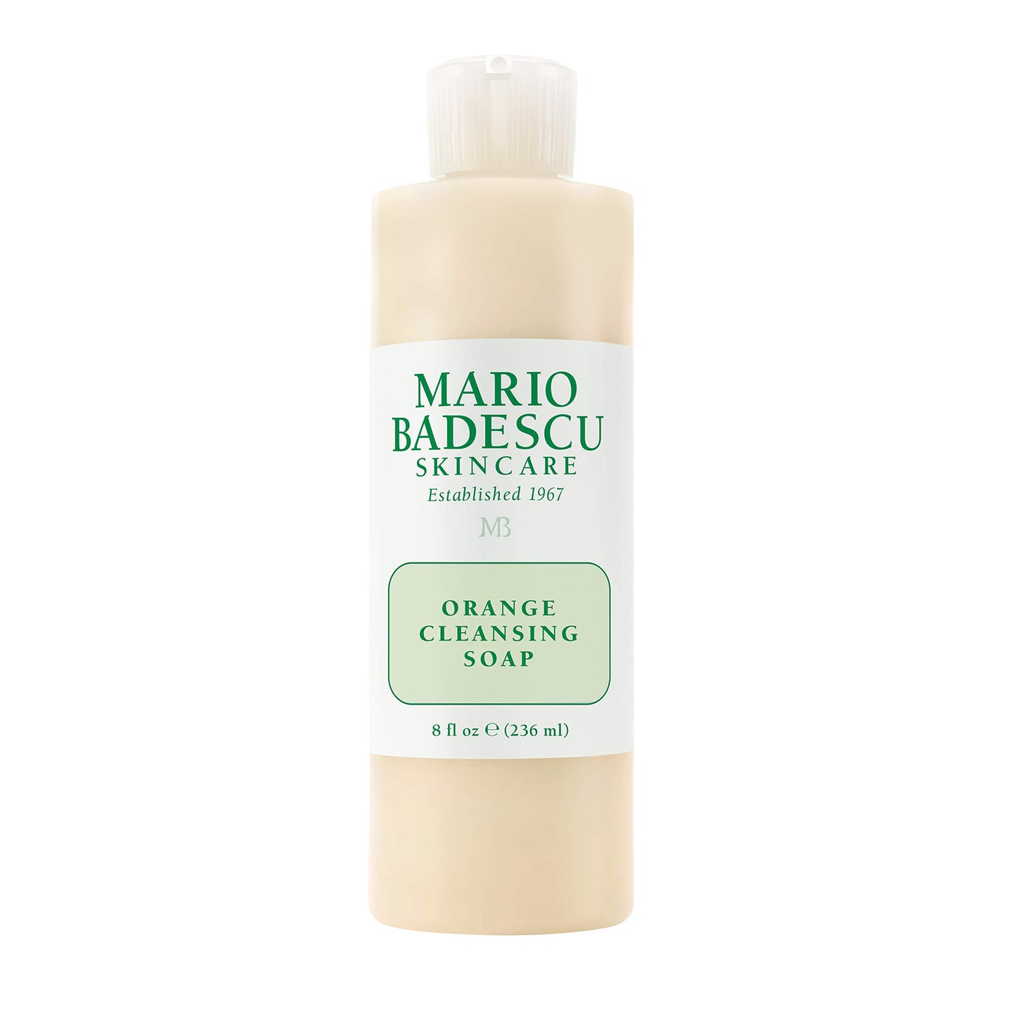 Mario Badescu Orange Cleansing Soap - Cream Face Cleanser and Exfoliator Enriched with AHA - Oil Free Face Wash for Combination or Dry Skin - Mild