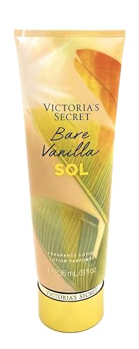 Victoria's Secret Fragrance Lotion Bare Vanilla Sol 8.0 Fl Oz