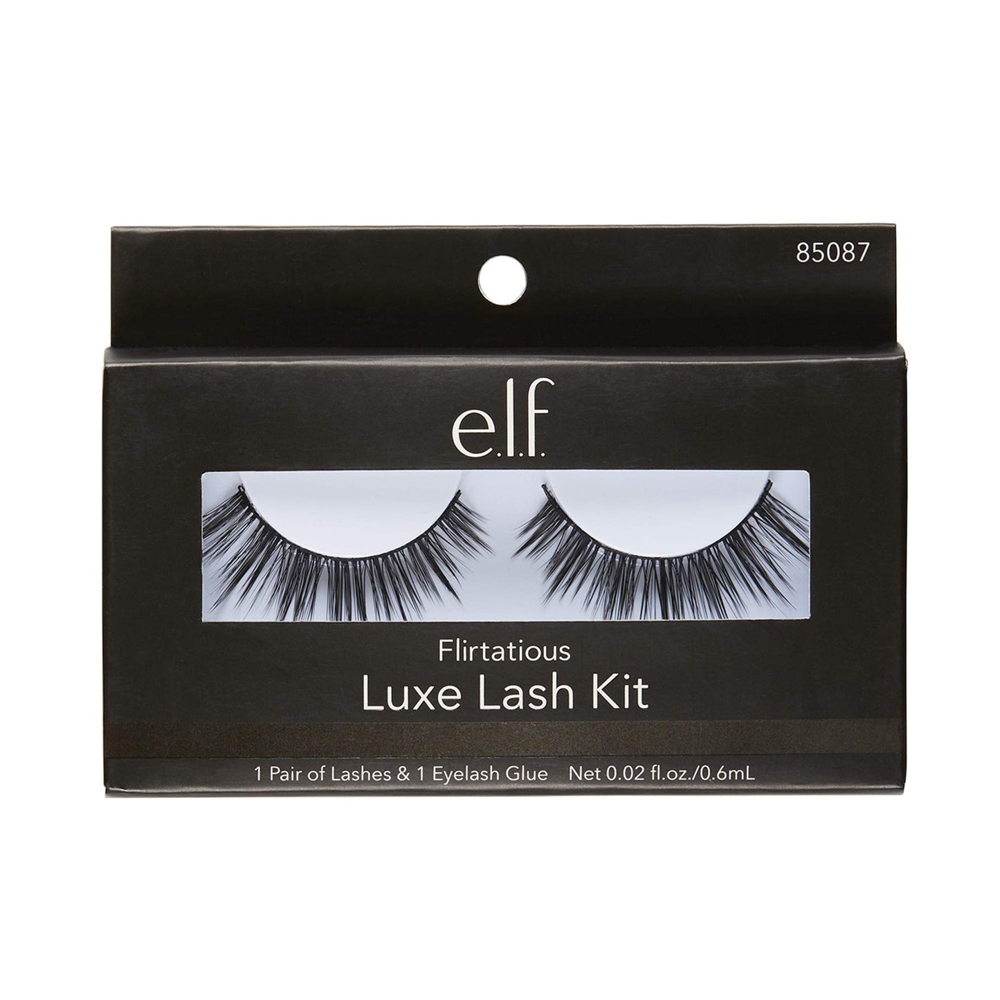 e.l.f., Flirtatious Luxe Lash Kit, Delicate, Fluttery, Dense, Flexible, Tapered, Adds Volume and Drama, Lengthens, Blends into Natural Hair, Easy