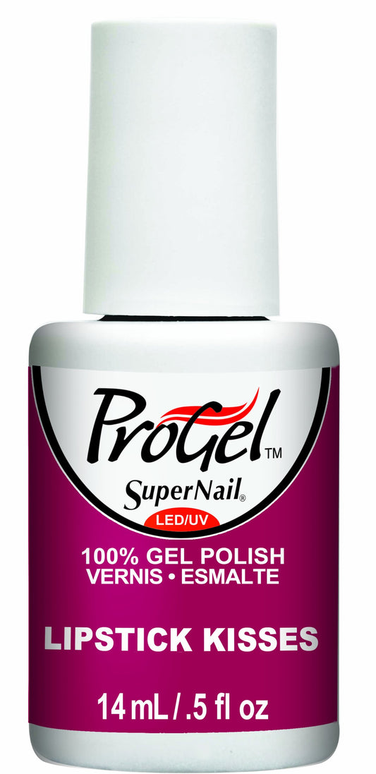 Supernail Progel Nail Lacquer, Lipstick Kisses, 0.5 Fluid Ounce Beauty & Personal Care SuperNail