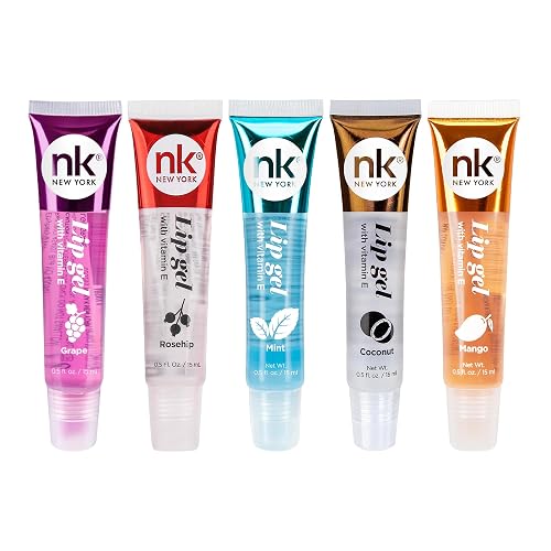 NICKA K NEW YORK Lip Gel, Hydrating, Lightweight, Glides on Effortlessly, Non Sticky Finish Lip Gel Colors