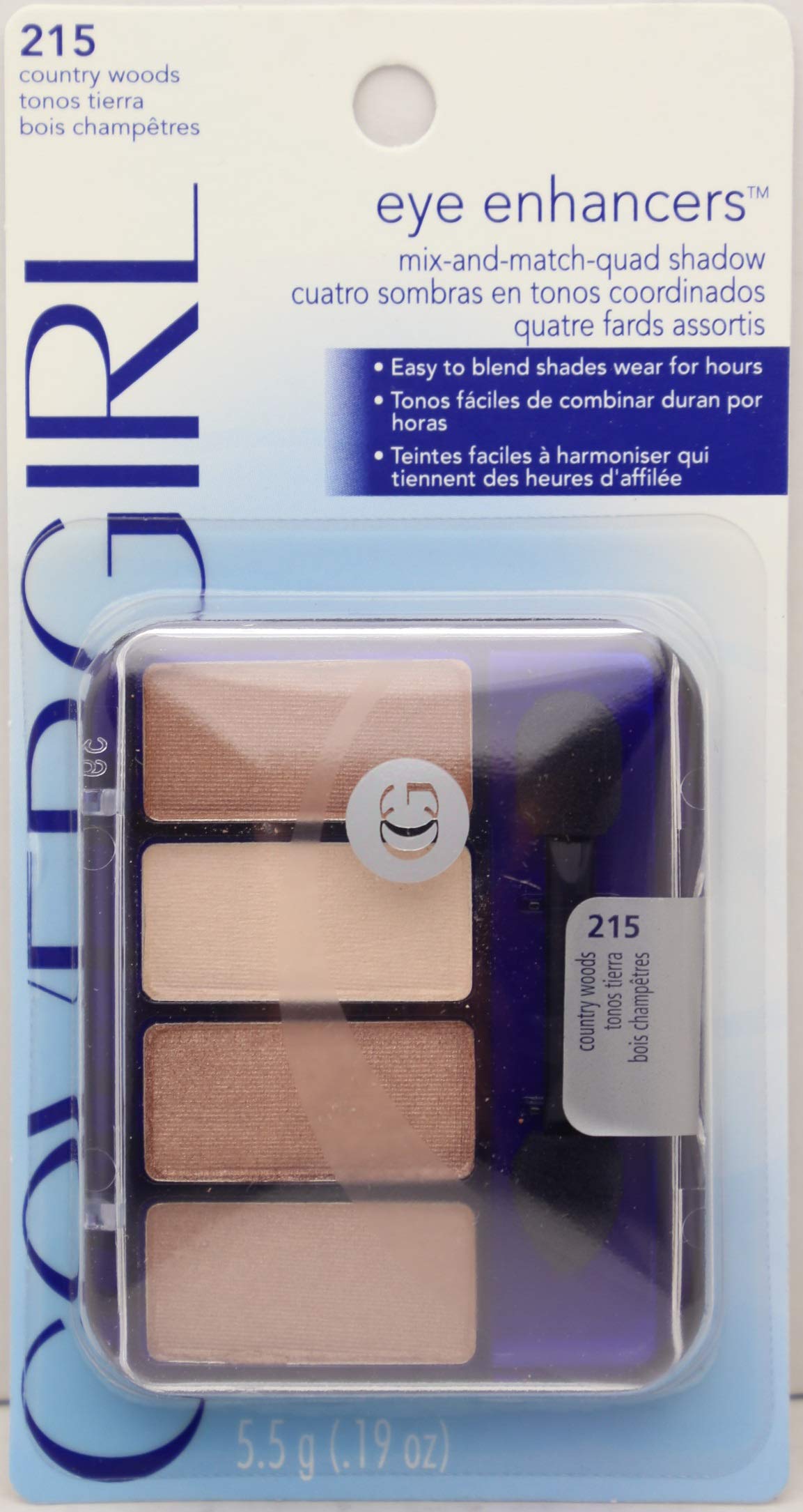 Cover Girl Eye Enhancers mix-and-match-quad shadow 215 Country Woods .19 oz