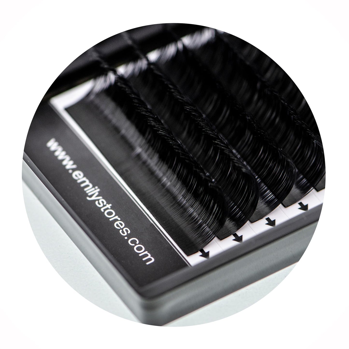 EMILYSTORES Eyelash Extensions 0.20mm Thickness C Curl 13mm Length Natural Looking Individual Volume Eyelashes For Lash Extensions(0.20,C,13mm)