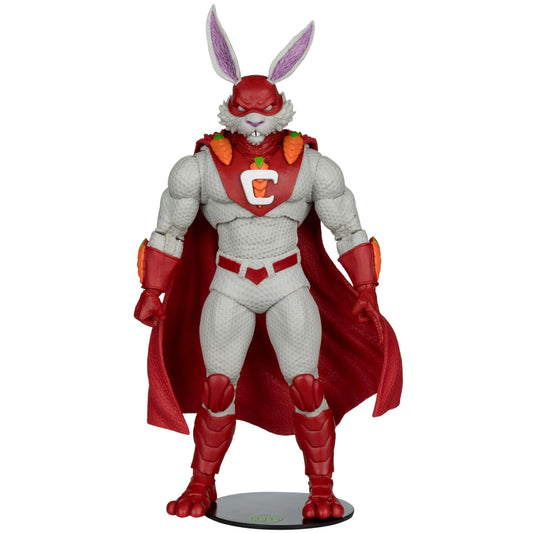 McFarlane Toys - DC Multiverse Captain Carrot (Justice League Incarnate), Glow in The Dark Edition, 7in Action Figure, Gold Label, Amazon Exclusive