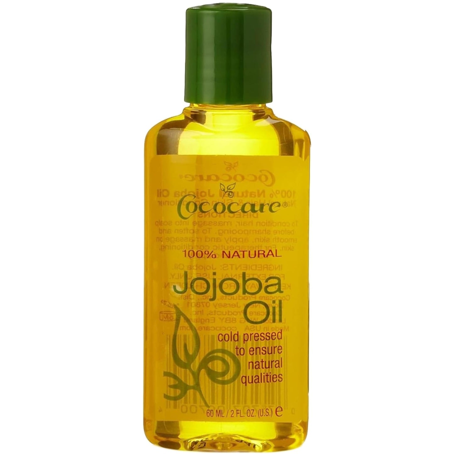 Cococare All Natural 100% Jojoba Oil, 2 Ounce (Pack of 5)
