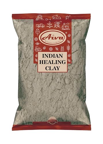 Aiva Indian Healing Clay | Deep Pore Cleansing Facial & Body Mask | Healthcare 100% Natural Calcium Bentonite Clay - 1lb