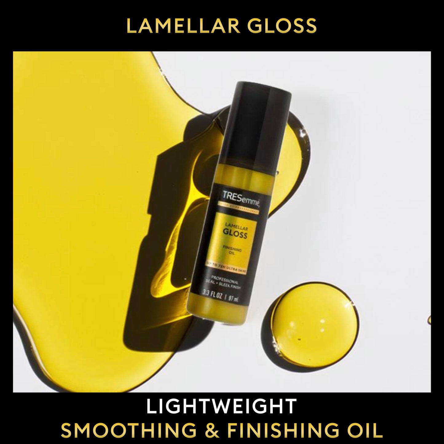 TRESemmé Lamellar Gloss Oil Lamellar Lamination Ultra Shine Up to 72H Ultra Shine 3.3 Fl Oz
