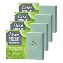 DOVE MEN + CARE Plant-Powered Natural Essential Oil Bar Soap Reinvigorating Lime + Avocado Oil to Clean and Hydrate Mens Skin 4-in-1 Bar Soap