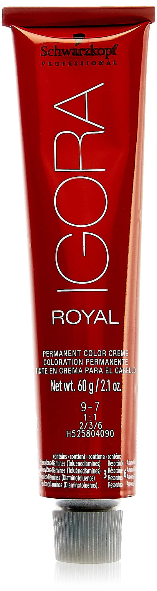 Schwarzkopf Professional Igora Royal Hair Color, 9-7, Extra Light Copper Blonde, 60 Gram