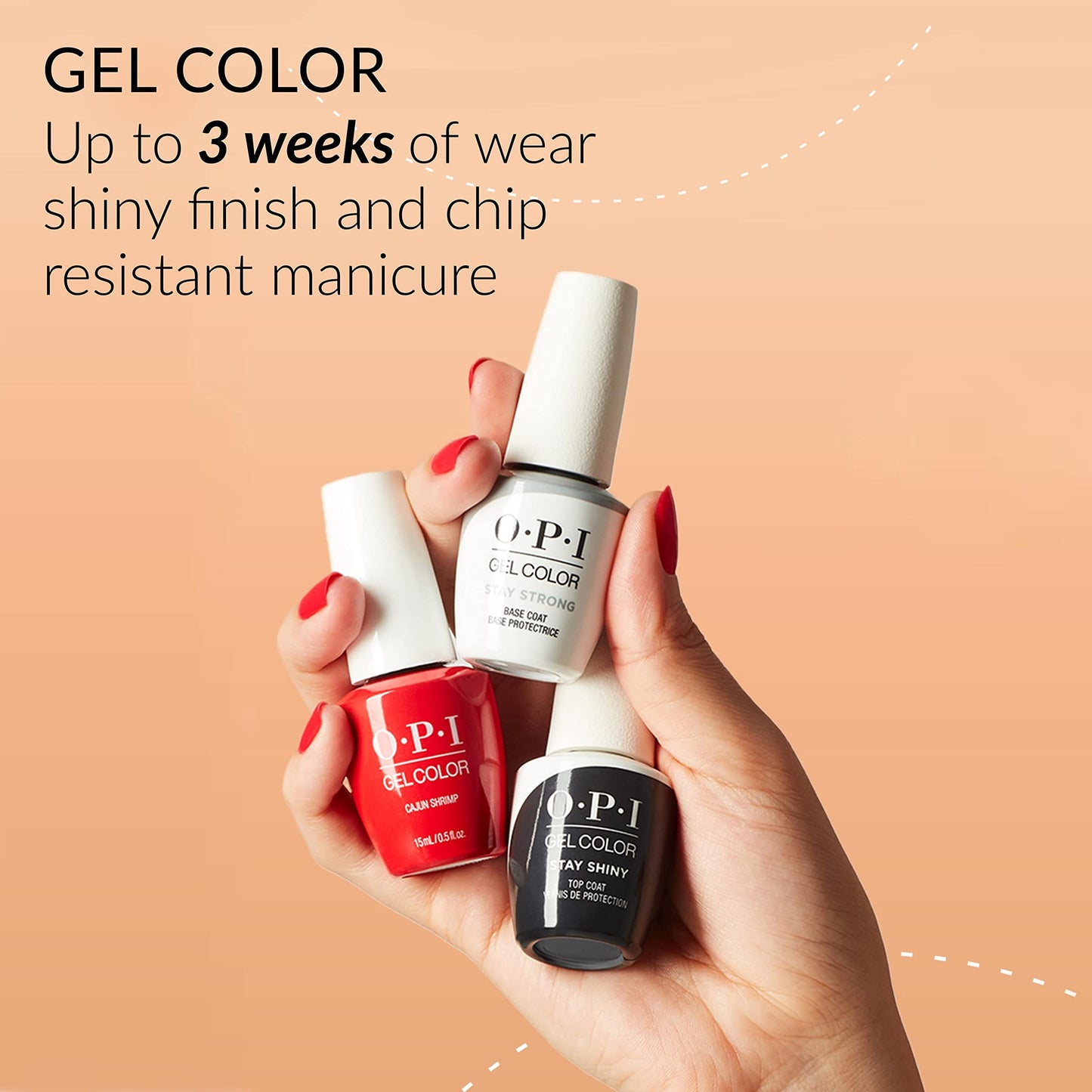 OPI GelColor, Tickle My France-y, Nude Gel Nail Polish, 0.5 fl oz