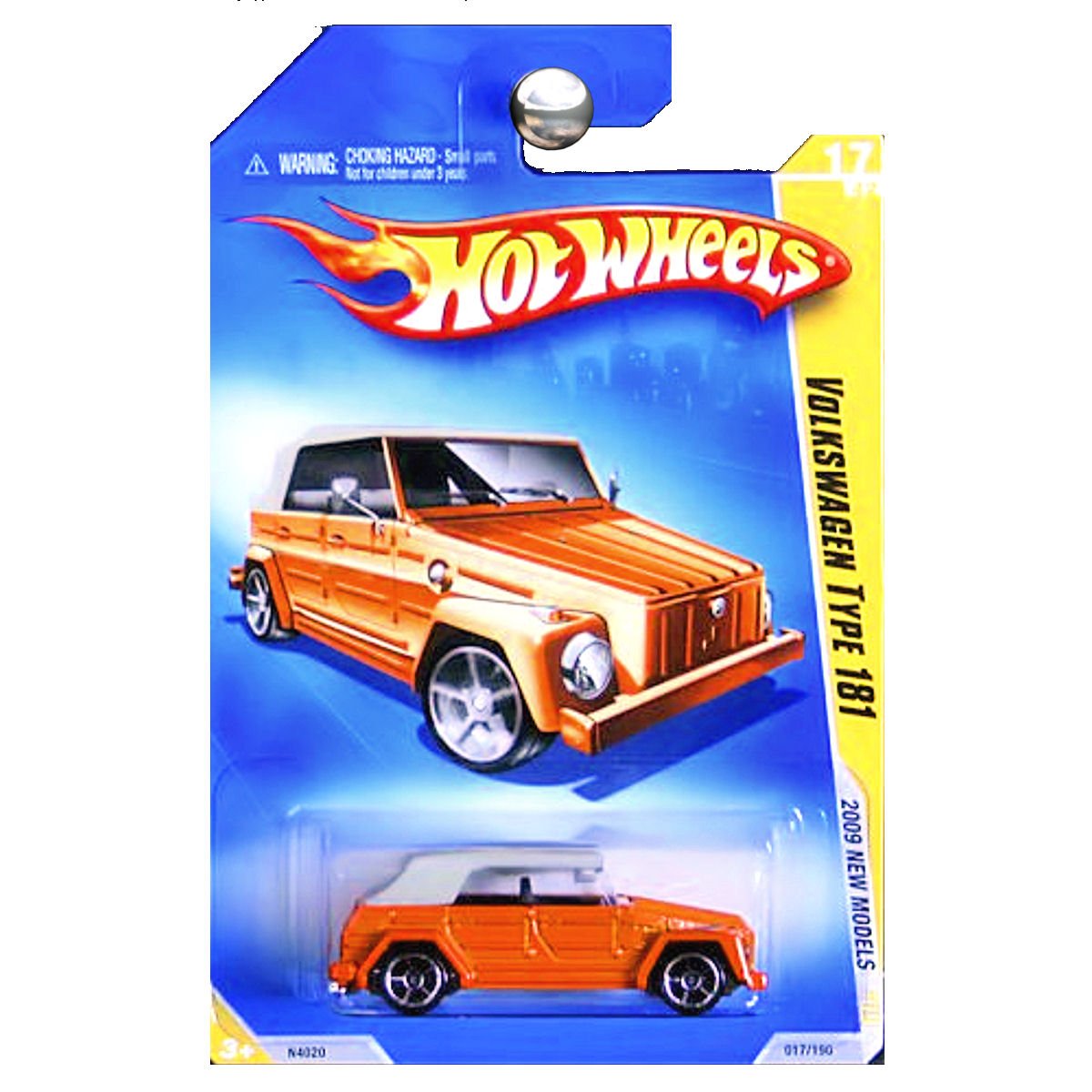 Hot Wheels 2009 New Models VW Volkswagen Type 181 Thing Orange #17