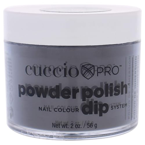 Cuccio Colour Powder Nail Polish, Midnight Black, 2 Ounce Beauty & Personal Care Cuccio