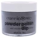 Cuccio Colour Powder Nail Polish, Midnight Black, 2 Ounce Beauty & Personal Care Cuccio